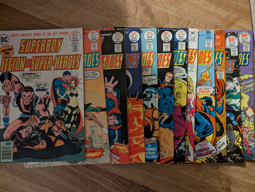 1976 Massive Run 1976 DC Comic Books Lot VG-FINE+++29 Each Different Numbers Superboy &  the Legion Super-Heroes