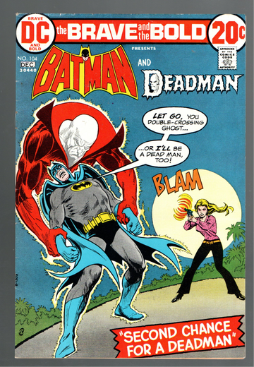 1969 DC Brave & The Bold Comic Book #104 Batman & Deadman VF+/NM-