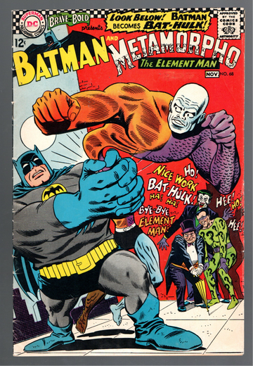 1966 DC Comics Brave & the Bold #69 Batman & Green Lantern VF-