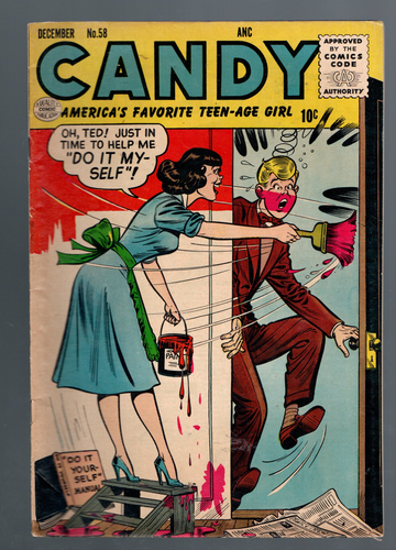 1952 Atlas Comics Candy America's Sweetheart #58 Fine Condition