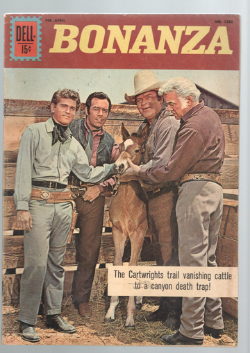 1960 Dell Comic Book Four Color Bonanza #1283 F++/VF+ Condition