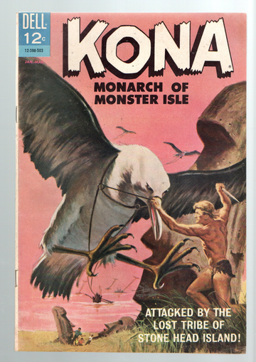 1963 Dell Comic Book Kona #15 VF++ Condition