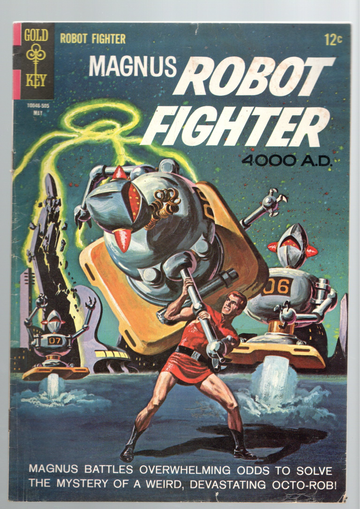 1964 Gold Key Comic Book Magnus the Robot Hunter #10 VF Simonsen Fan Club