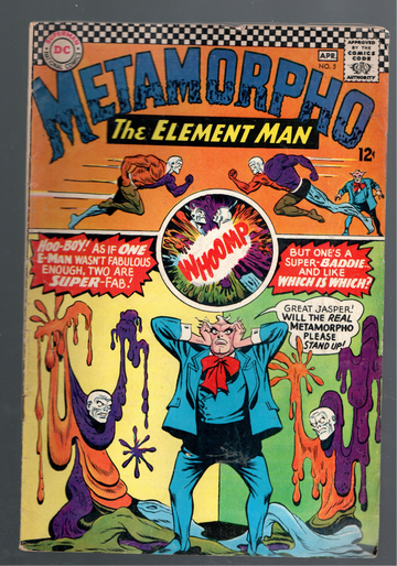 1966 DC Comic Book Silver Age Metamorpho #5 VG+/Fine- Condition