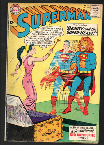 1962 DC Comics  Book Superman #165 VG/ FINE++