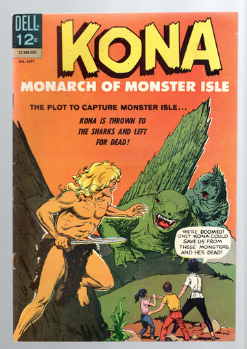 1963 Dell Comic Book Kona #13 VF Condition