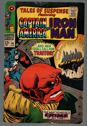 1964 DC Comic Book Tales Of Suspense #90 VG+/F-