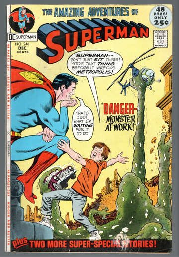 1970 DC Comic Book Superman 48 Page VF+ 48 Page Condion#246