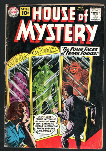 1960 Silver Age DC Comic Book #108 House Of Mystery Good/VG