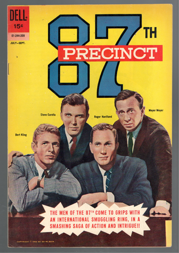 1962 Dell Comic TV Television Show Cop Drama 87th Precinct #2 VF+
