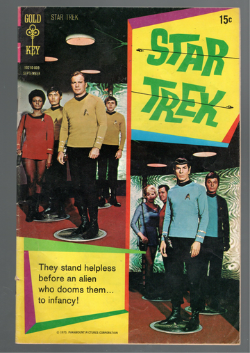 1972 Gold Key Comic Book Original Star Trek #8 FINE +/-