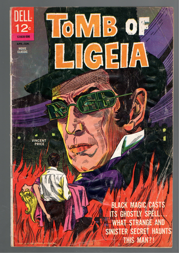1962 Silver Age Dell Comic Book Ligeia #1 Good+/VG- Condition