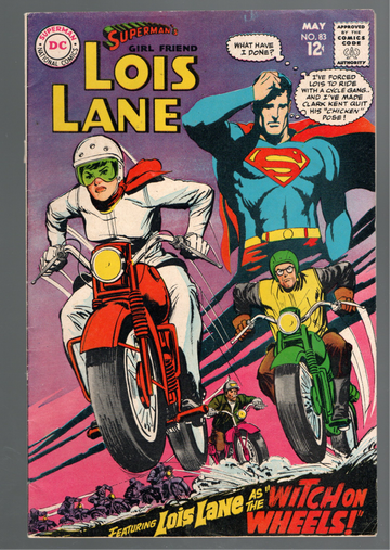 1969 DC Comic Superman's Girlfriend Lois Lane #83 Mid Grade VF- Or So
