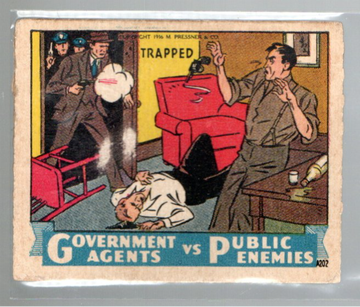 1935 1936 M Pressner & Co. Government Agents vs Public Enemies # A202 Nice Mid Grade