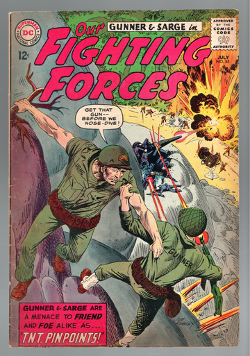 1964 DC War Comic Book Our Fighting Forces #85 Fine+ Condition