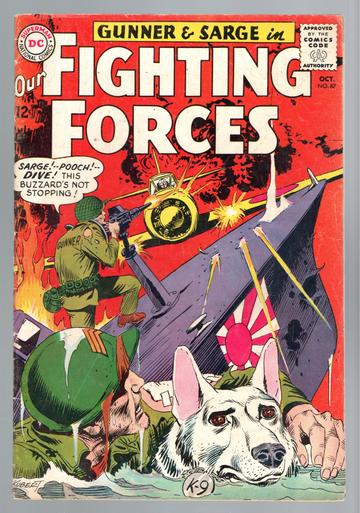 1965 DC War Comic Book Our Fighting Forces #87 #2 VG+/Fine- Condition