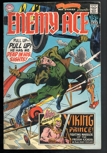 1969 DC Comic Book Star Spangled War Stories #149 Enemy Ace VG +/- Condition