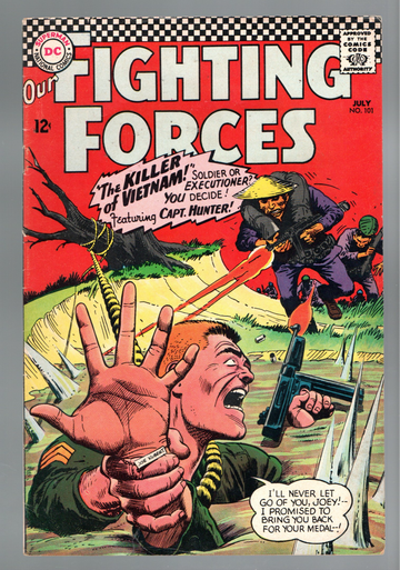 1968 DC War Comic Book Our Fighting Forces #101 VF- or so Condition