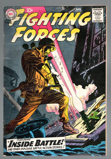 1960 DC War Comic Book Our Fighting Forces #43 VG+ Condition