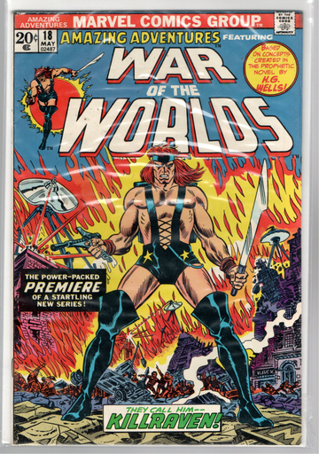 1970 Marval Comic Amazing Adventures War of the Worlds Complete Set #18-#39, 23 Comics VF/NM