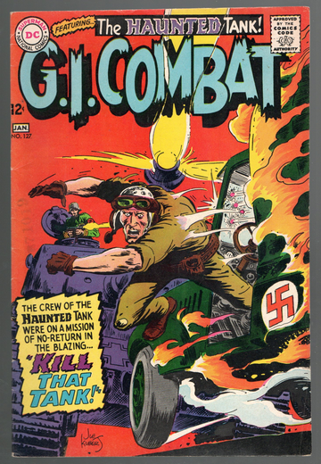 1966 DC Comic Book Silver Age G. I. Combat #127 VF++ Condition