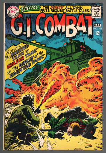 1966 DC Comic Book Silver Age G. I. Combat #128 VF++/NM Condition