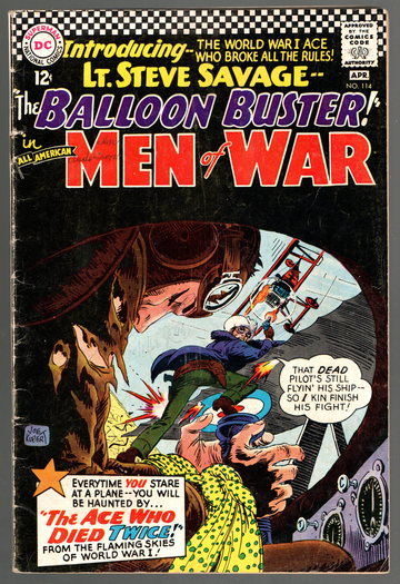 1959 DC Silver Age Comic Our Army At War #114 Fine/VG- Condition