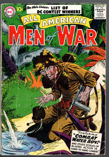 1959 DC Golden Age Comic Book All American Men of War #45 VG+/-