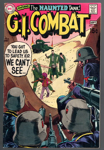 1969 DC Comic Book Silver Age G. I. Combat #137 F++/VF- Condition