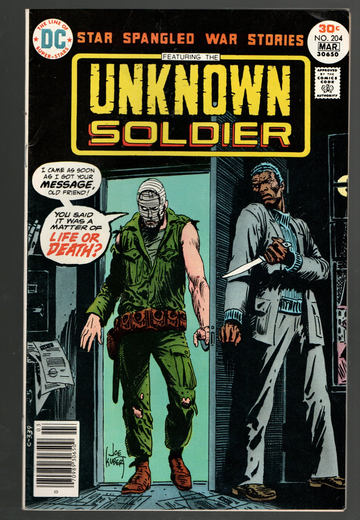 1988 DC Comic Book Bronze Age Star Spangled War Stories #204Last Issue VF++/NM Condition