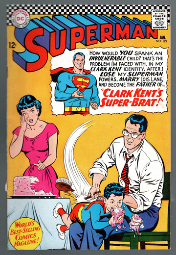 1967 DC Comic Book Superman Silver Age #192 VF or so Condition