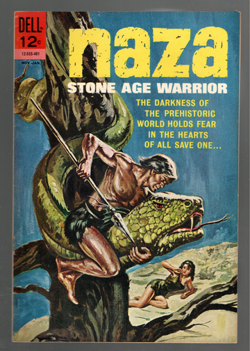 1963 Dell Comics Silver Age Naza Stone Age Warrior #1 Hi Grade VF++/NM-