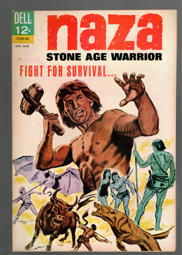 1963 Dell Comics Silver Age Naza Stone Age Warrior #2 Hi Grade VF++/NM-