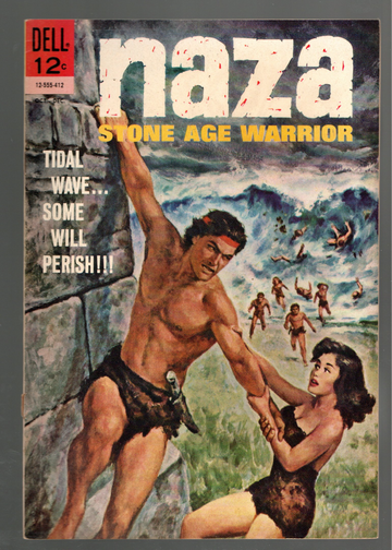 1963 Dell Comics Silver Age Naza Stone Age Warrior #4 Hi Grade VF++/NM-