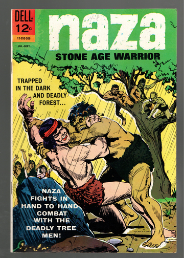 1963 Dell Comics Silver Age Naza Stone Age Warrior #7 Hi Grade VF++/NM-