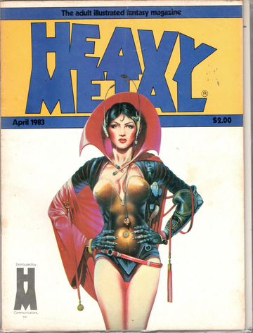 1983 Heavy Metal Magazine 1983 Feb Apr Sept Oct Nov Dec 