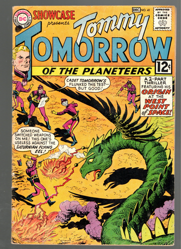 1962 Dell Comic Book Silver Age Showcase Presents Tommy Tomorrow VG++/F-
