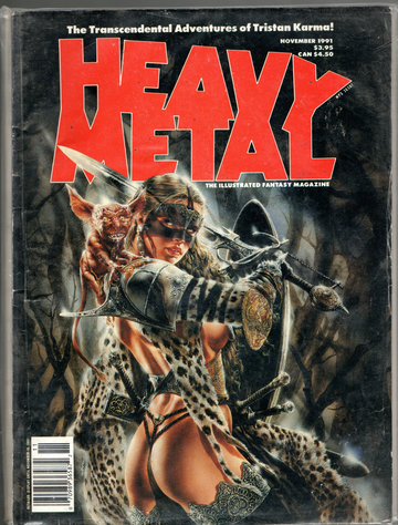 1991 Heavy Metal Magazine Lot 6 Jan Mar May July Sept Nov