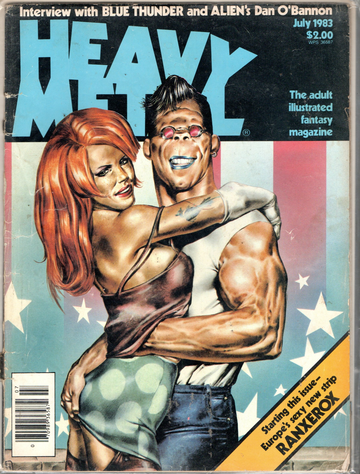 1980's Heavy Metal Magazine Lot 6