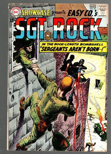 1962 DC Comic Book Silver Age Showcase Presents Easy Co. Sgt. Rock #45 Origin F/VF Heath Cover