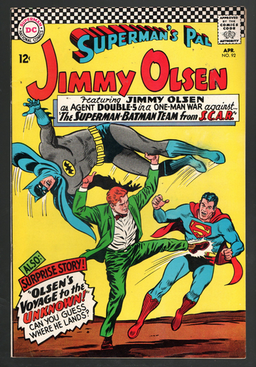 1965 DC Comics Superman's Pal Jimmy Olsen #92 VF++/NM- Condition .
