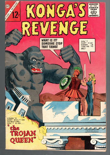 1963 Charlton Comics Konga's Revenge #3 #1 Steve Ditko Cover & Art F++/VF-