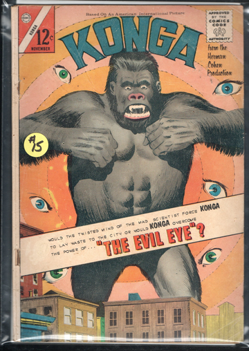 1960's Charlton Comics Return of Konga Lot of Six Each 15 17 20 22 7 23