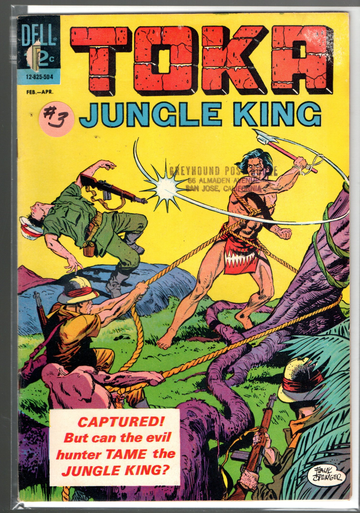 1965 Charlton Comics Toka Jungle King Lot 2 #3 & #9 Condition GD-VG