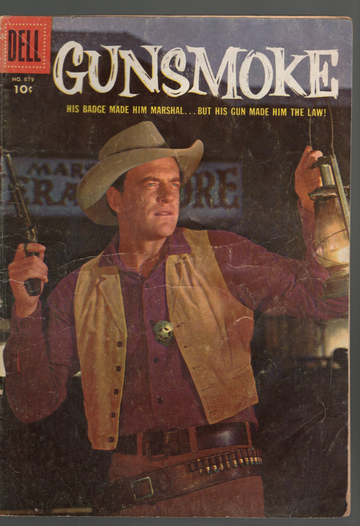 1957 Dell Four Color #679 1st Ever in Comics Gunsmoke VG Condition