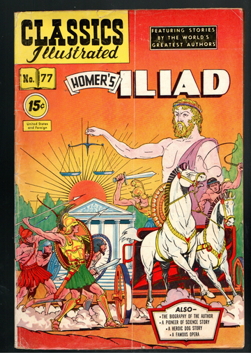 1950 Classics Illustrated Oliver Twist HRN #77 ($15 Cent Price, Identify's as 3rd Print)