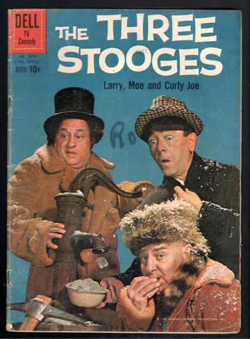 1961 Dell Comic Book TV Comedy Four Color #1078 The Three Stooges G/VG-