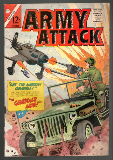 1965 Charlton Comic Book Army Attack #40 GD/VG- Condition