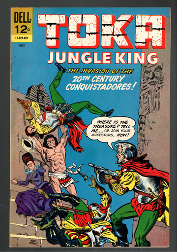 1965 Charlton Comic Book Toka Jungle King #8 VF++ Condition