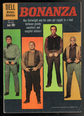 1960 Dell Comics Four Color Western #1110 Bonanza 1st Ever Comic Appearance VG+/F-